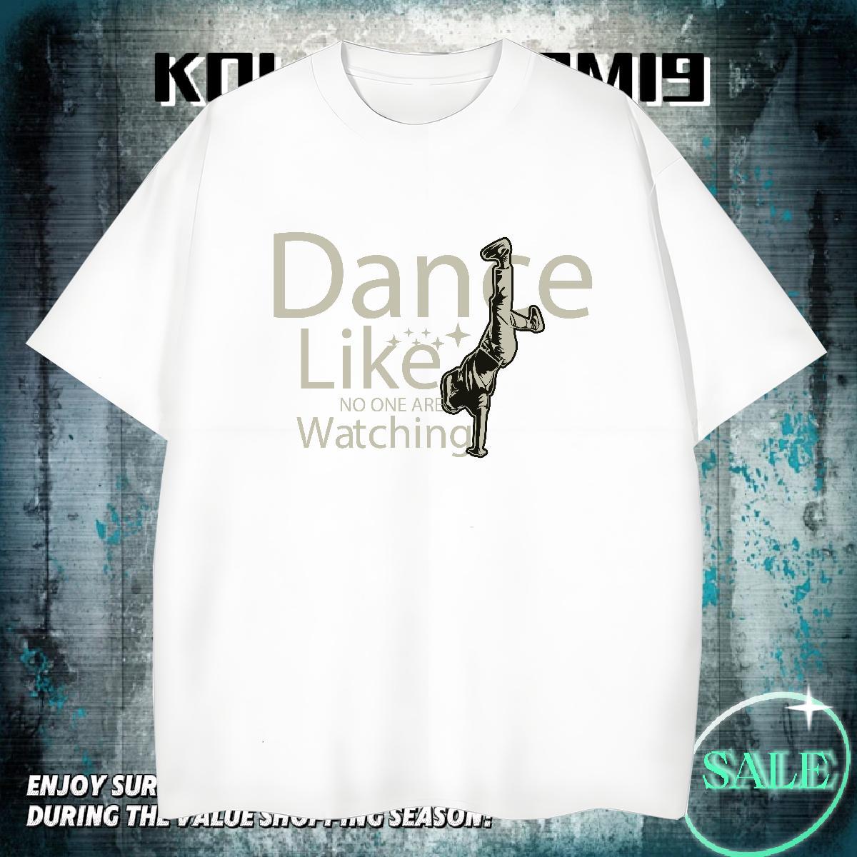 Wholesale Couples T Shirts Casual 230g Cotton Custom Anime Crew Neck Breathable headstand T-Shirts 2024 Designer Wear