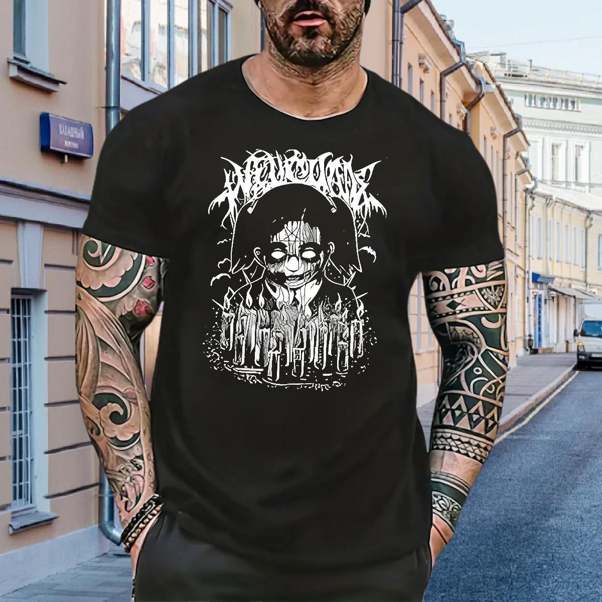 DIY Mens Tshirts 230g 100% Cotton Outdoor painting Breathable Crew Neck Man T Shirts Unisex Custom Cartoon Tees