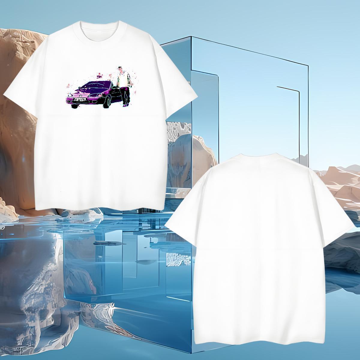Unisex car Mens T Shirts Outdoor Men Tshirts 230g Pure Cotton Fashion Design Breathable Short Sleeve Custom Printed Tops Shirt