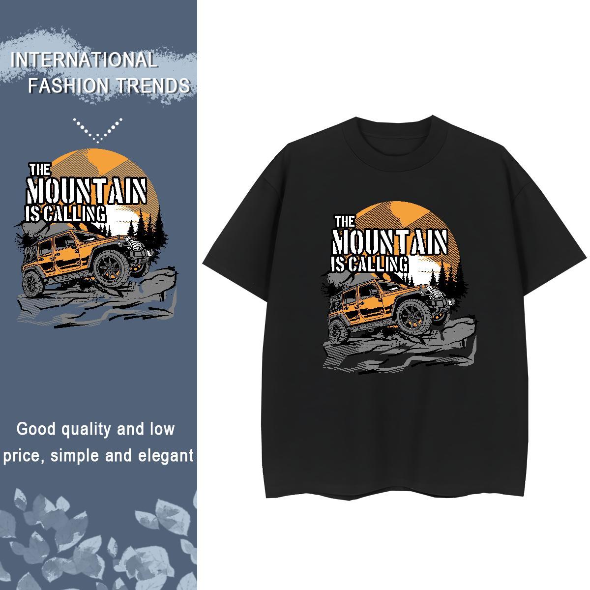 New T Shirt For Woman 230g 100% Cotton Breathable Crew Neck Sports Casual off-road vehicle Lady T shirt Designer Anime Tees Shirts