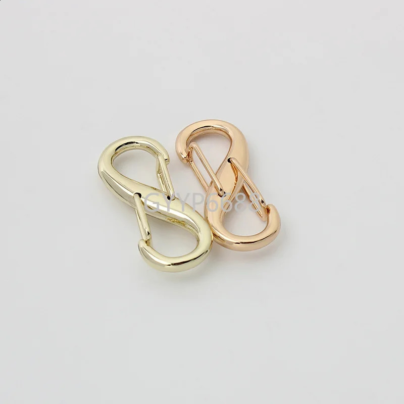 10-30-100 pieces of 5-color 37 * 15mm S-shaped double headed snap hooks suitable for adjusting fastening accessories for womens leather bags 240821