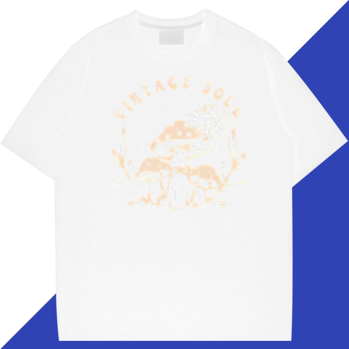 Designer Fashion Casual Beach Men Tees painting Breathable 230g Cotton Man T Shirts Brand DIY Printed Tee Shirt
