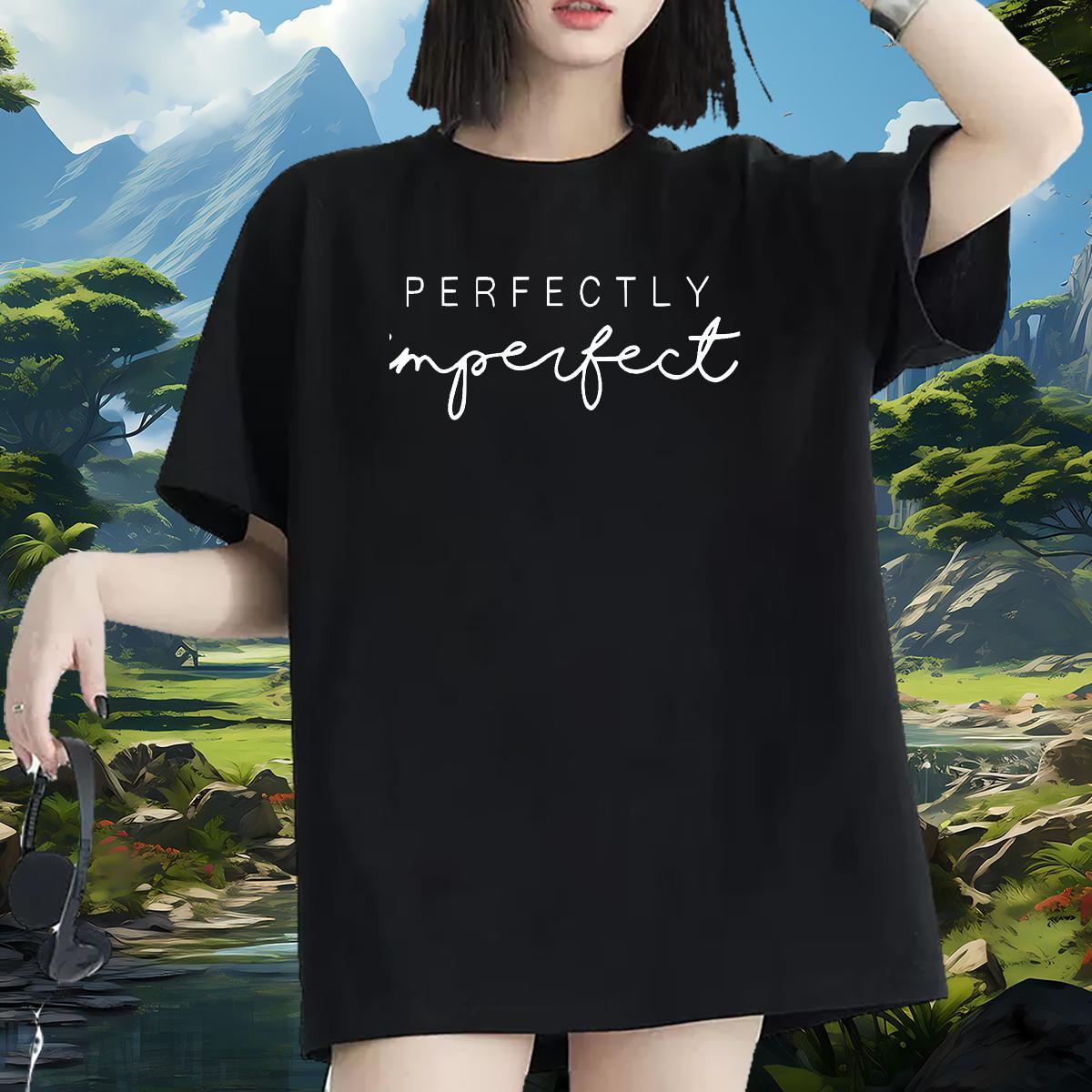 Nice Women Tshirts 230g Pure Cotton letter Casual Sport Woman T Shirts Breathable Crew Neck Cartoon Printing L-4XL Top Shirts