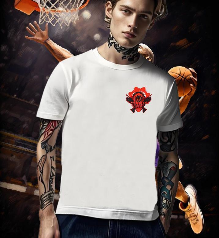 New gun Tshirts 230g Cotton T Shirt For Man Black Oversized Outdoor Breathable High Quality Tees
