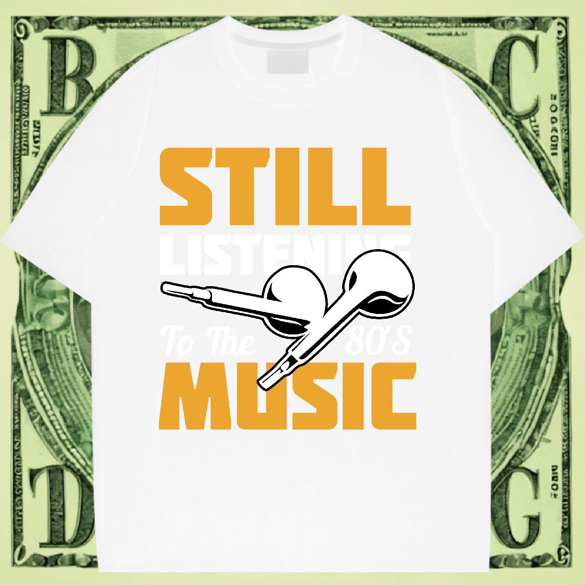 Designer Nice Couples T Shirts 100% Cotton 230g music Casual Daily Wear Women T Shirts Round Neck Short Sleeve Custom Cartoon Top Tees
