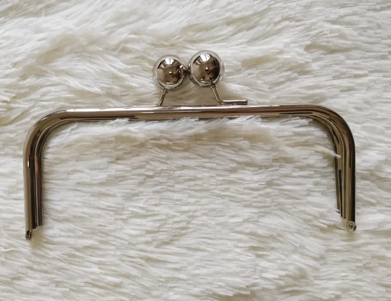 22cm Retro Ball Buckle DIY Handbag Accessories Kissing Lock Wallet Frame Handbag Bag Frame Supplier Bronze 240821