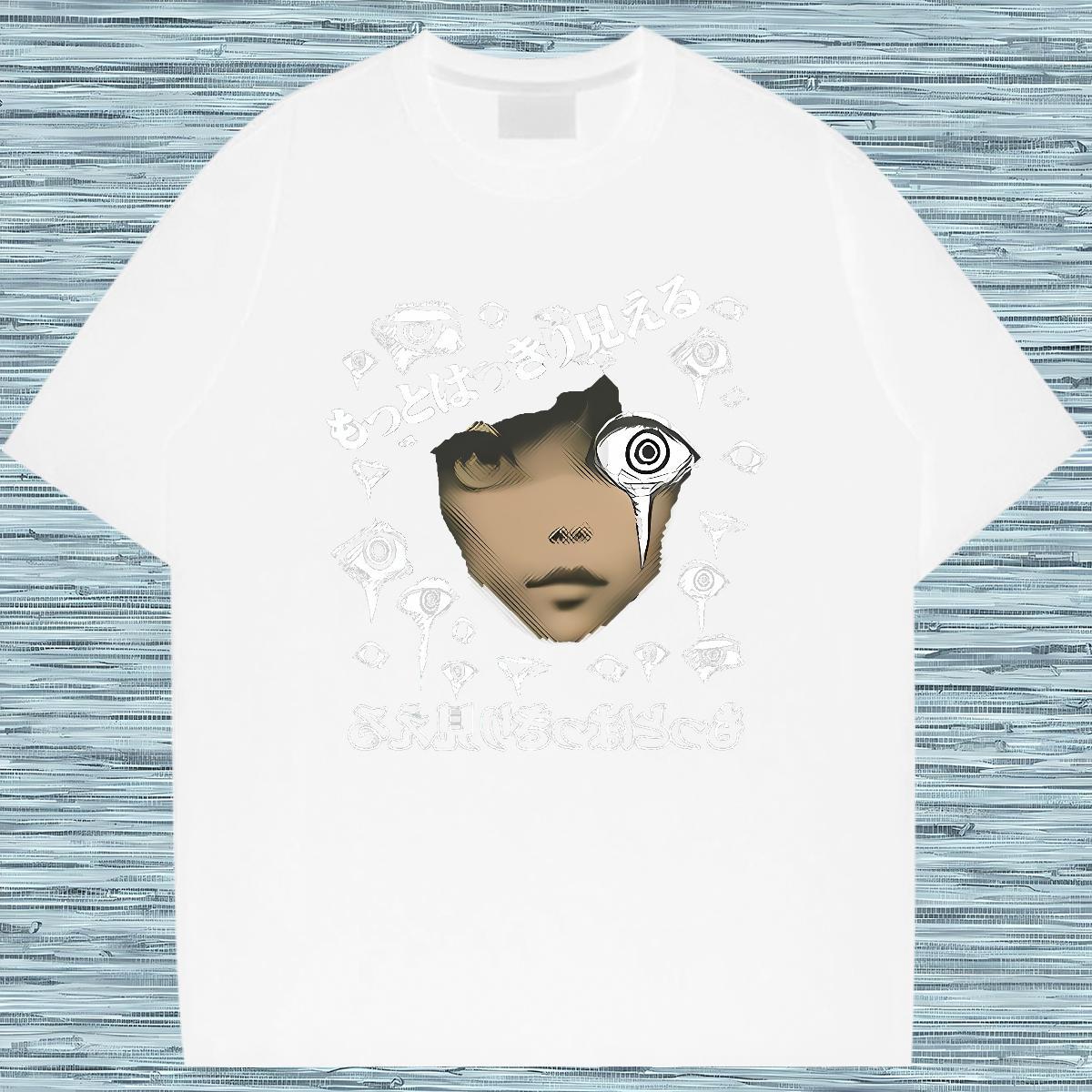 Cool Design scary T-Shirts Hip Hop Street Mens Tshirts 230g Pure Cotton DIY O Neck Short Sleeves DIY Logo Oversized Clothings