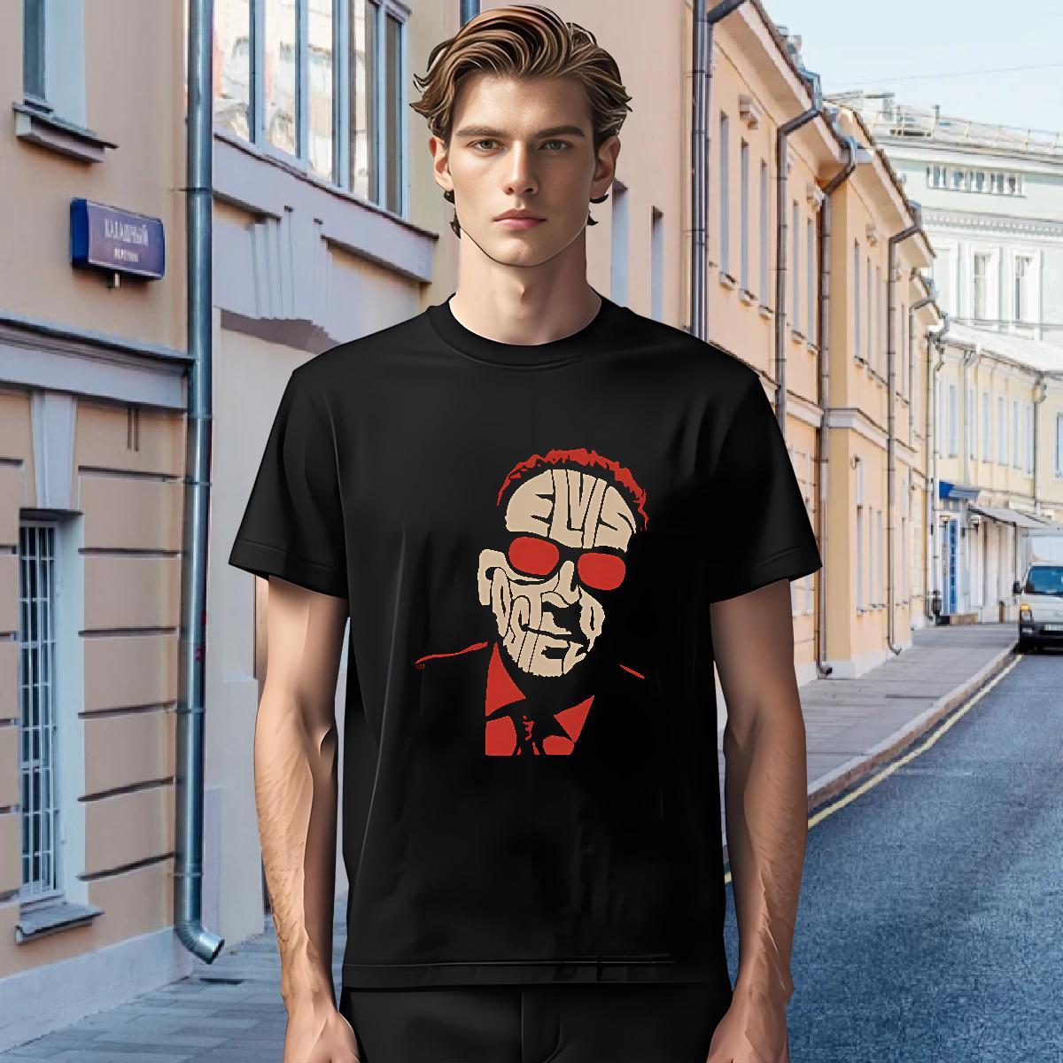 Designer Fashion Men Clothes T-Shirt 230g Pure Cotton Spring Summer scary Breathable Crew Neck Men T Shirts Comfortable Custom Cartoon Clothings