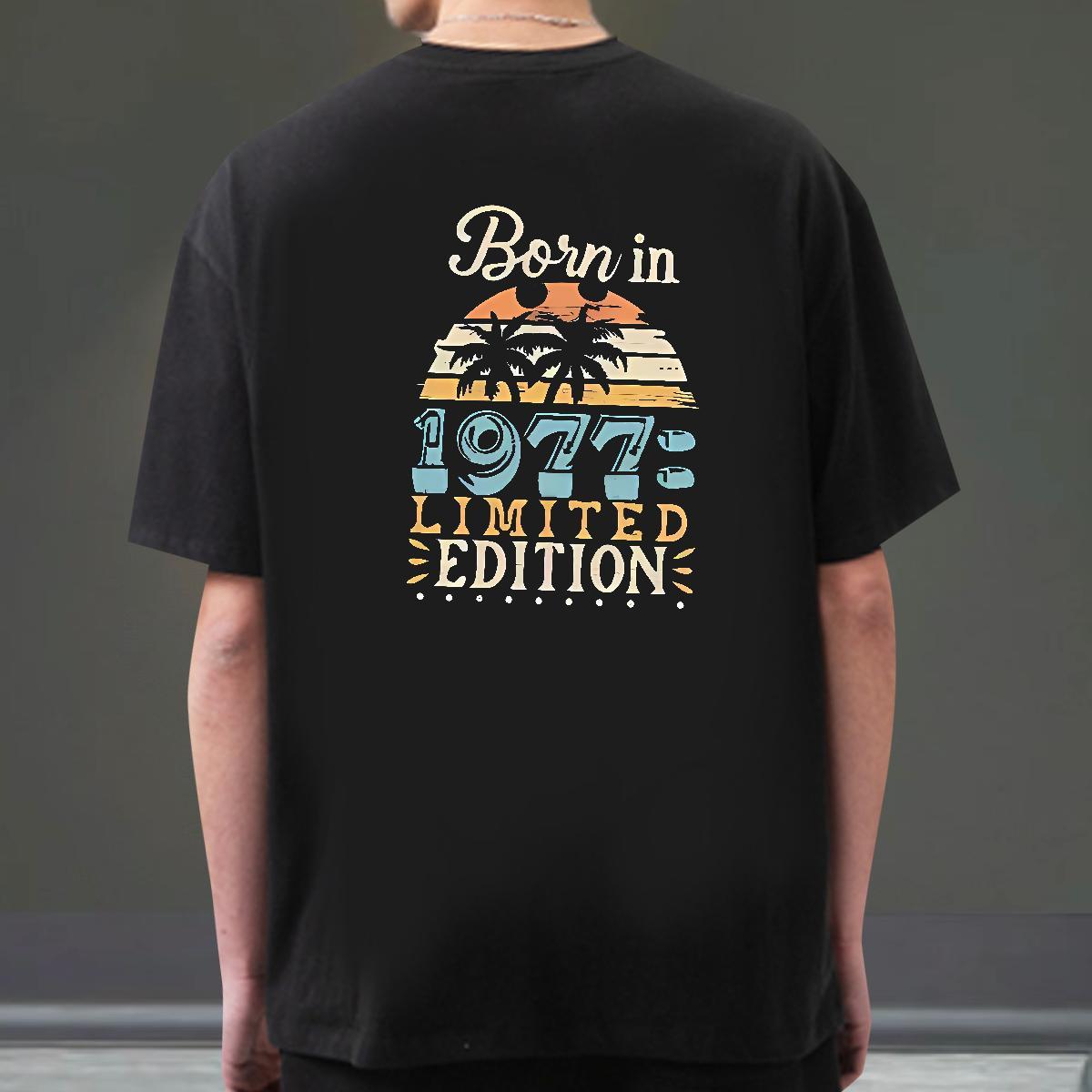 Wholesale T-Shirts for Men 100% Cotton 230g letter High Street Hip Hop DIY Pure Cotton Couples T Shirts Brand Clothings