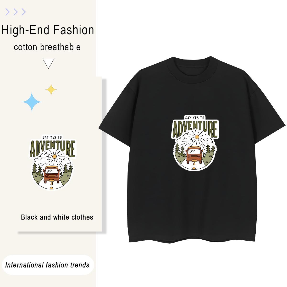 Cool Design Men Clothes T-Shirt Casual 100% Cotton 230g DIY Anime Breathable Short Sleeve car T shirt New Arrival Wear