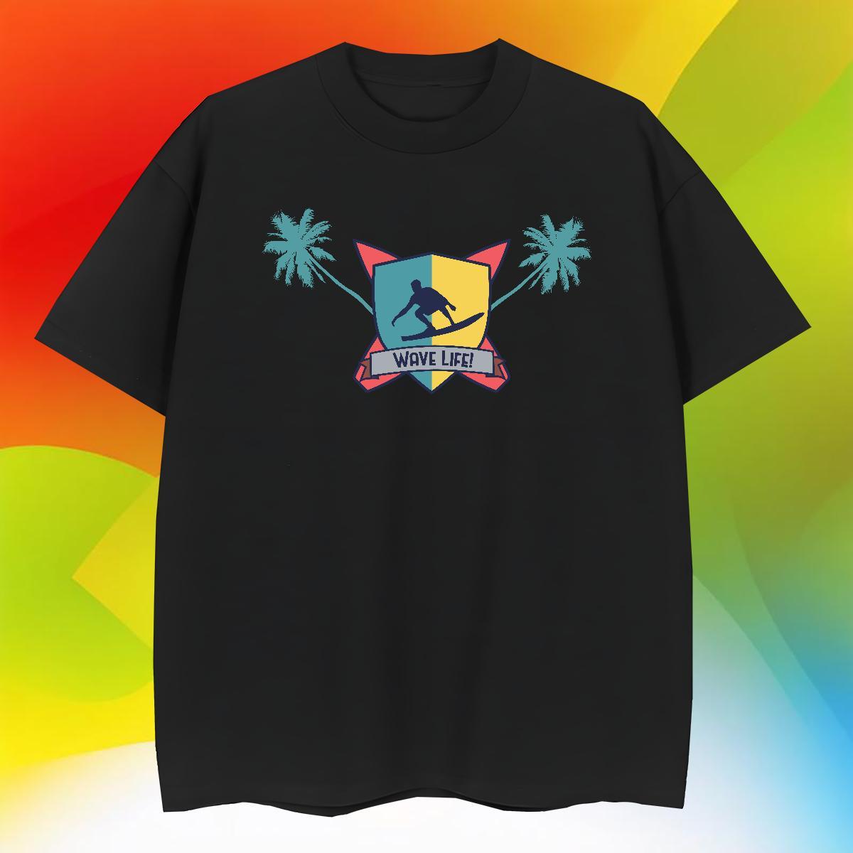Unisex Mens Tshirts High Street Hip Hop 230g Cotton Customized Print Short Sleeve Soft beach T Shirts Men 2024 New Polos