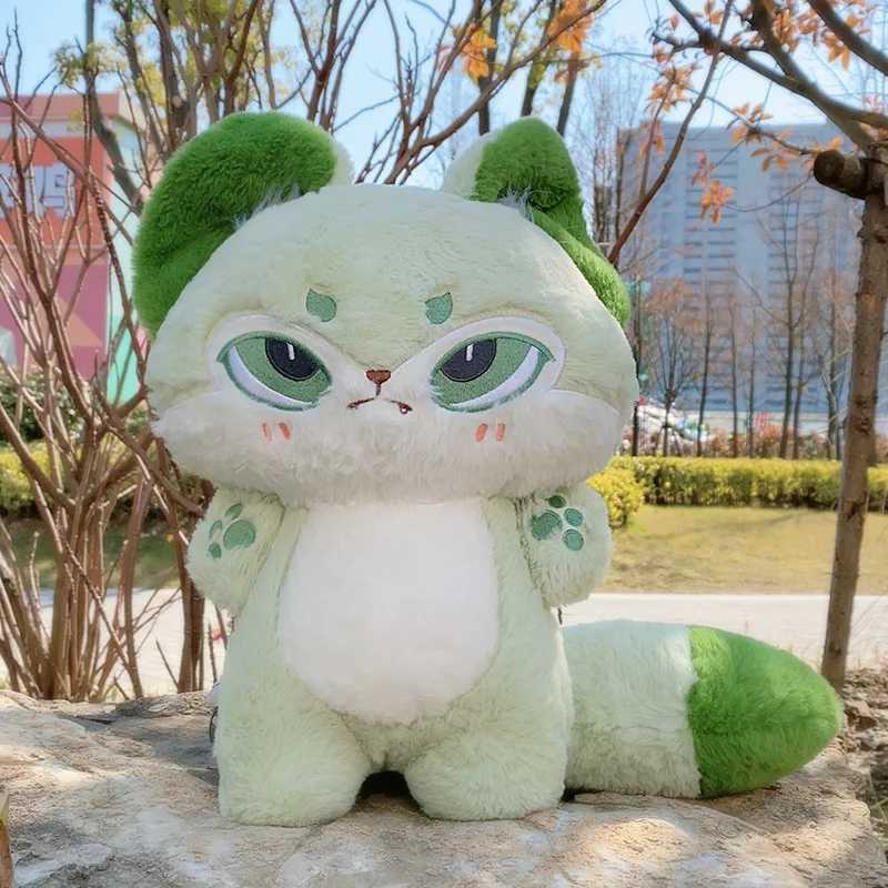 Stuffed Toys Wolf Plush Doll Gift Kawaii Emotion Wolf Plushies Doll Cute Wolf Toys For Girl Kawaii Room Decor Y240821