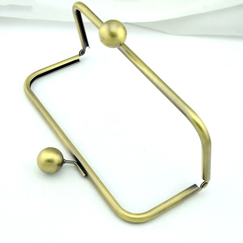 22cm Retro Ball Buckle DIY Handbag Accessories Kissing Lock Wallet Frame Handbag Bag Frame Supplier Bronze 240821