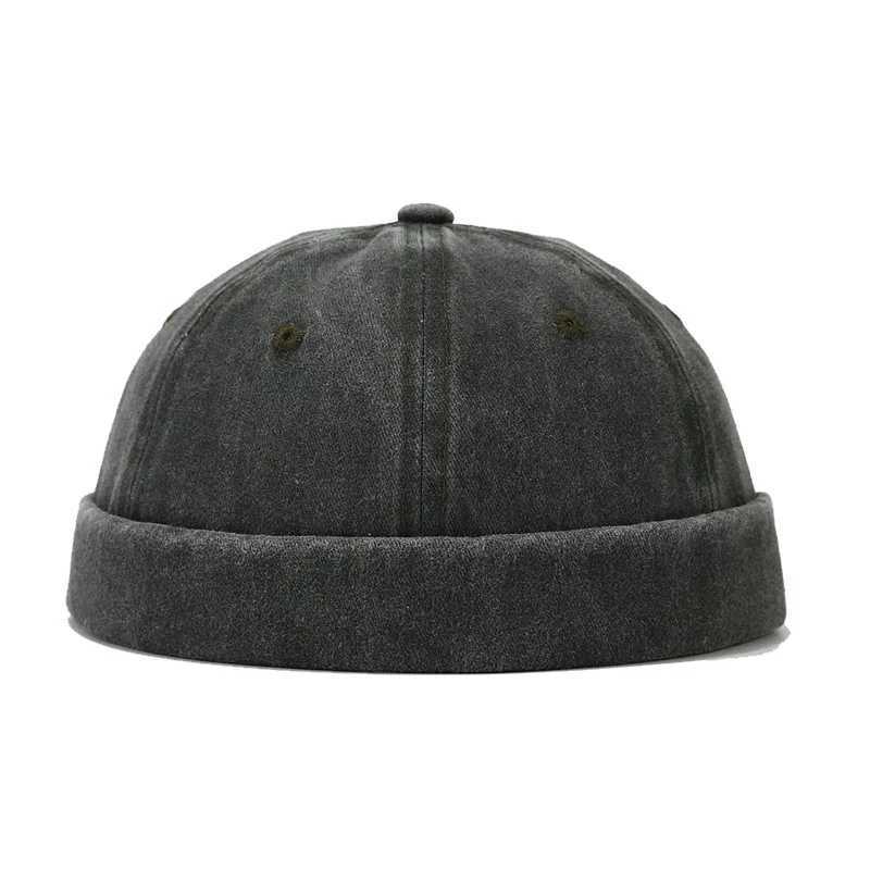 Washed Docker Beanie Brushless Hat Adhesive Free Solid Color Retro Retro Street Style Spring and Autumn Outdoor Gorilla 2024 W240821