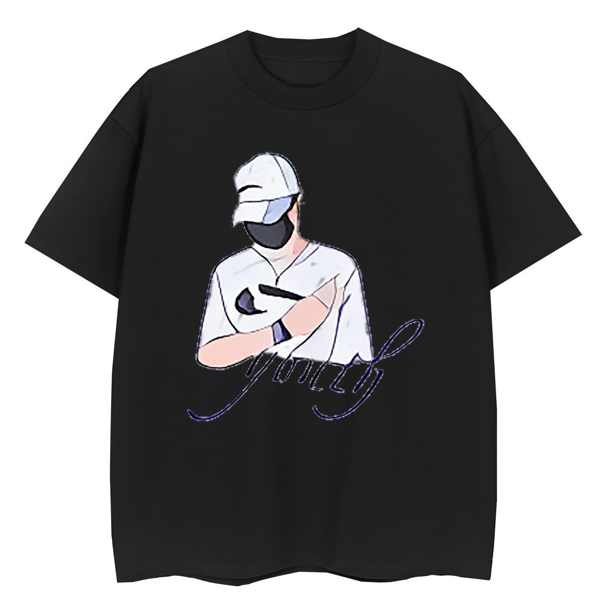 Loose Women Tshirts 100% Cotton 230g icon Casual Women T Shirts Breathable Crew Neck White Plus Size Tees