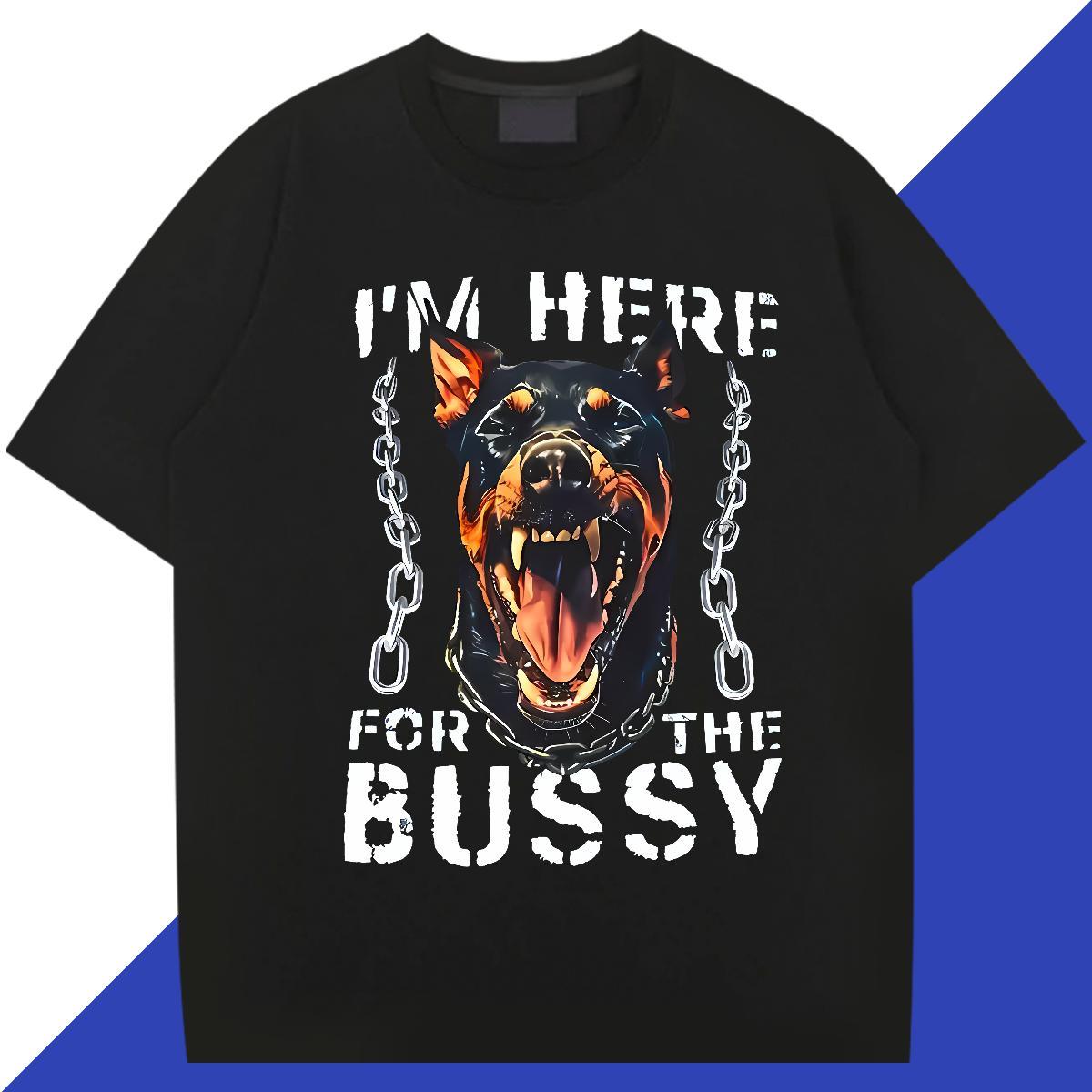 Loose Men Tshirts Anime Printing Street 230g Cotton Oversized Breathable Short Sleeve dog Mens T Shirts DIY Tops Shirt