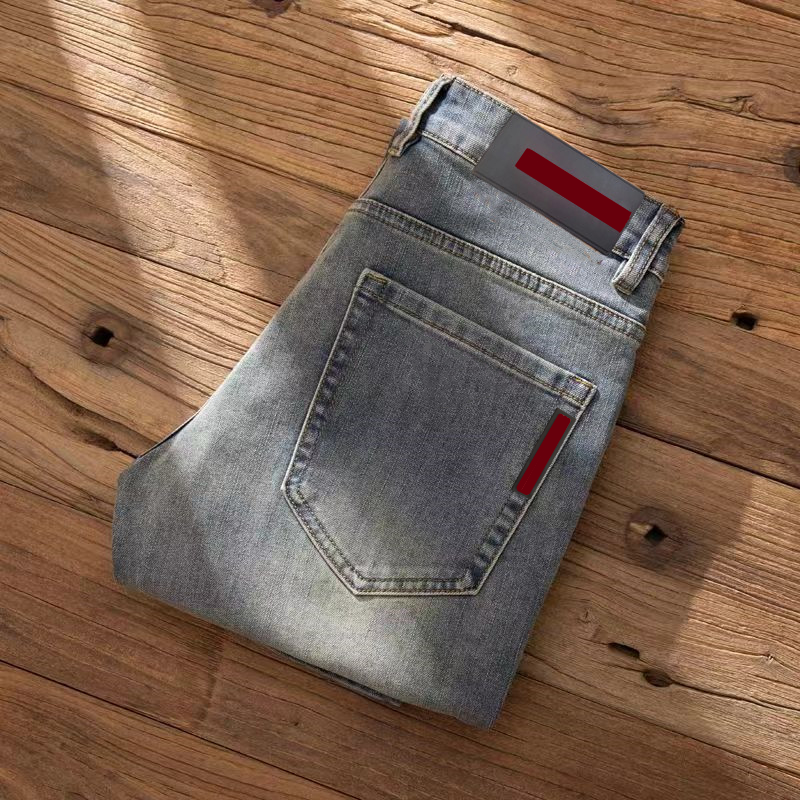 Designer men's and women's jeans, men's high stretch slim fit pants, unisex outdoor sports pants