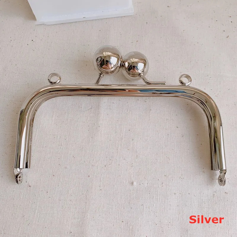 16cm metal wallet frame large ball lock bag hook screw free chain bag DIY parts handmade bag hardware accessories high-quality 240821