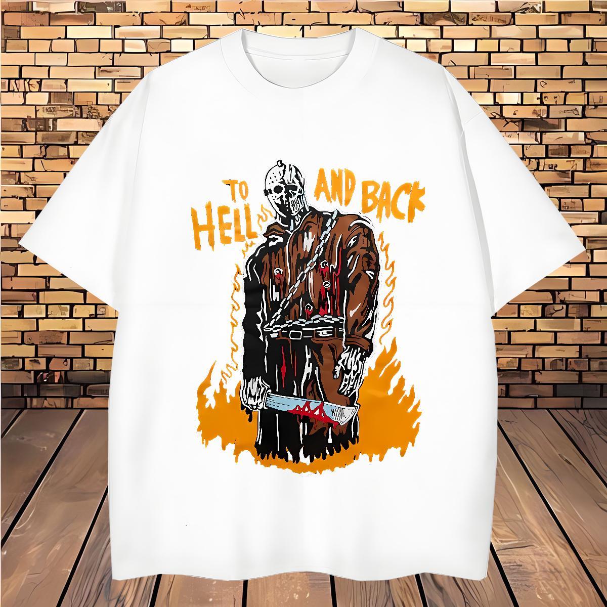 Loose skull T Shirts Men Street Men Tees 230g Cotton New Arrival Breathable Black Oversized Tshirts