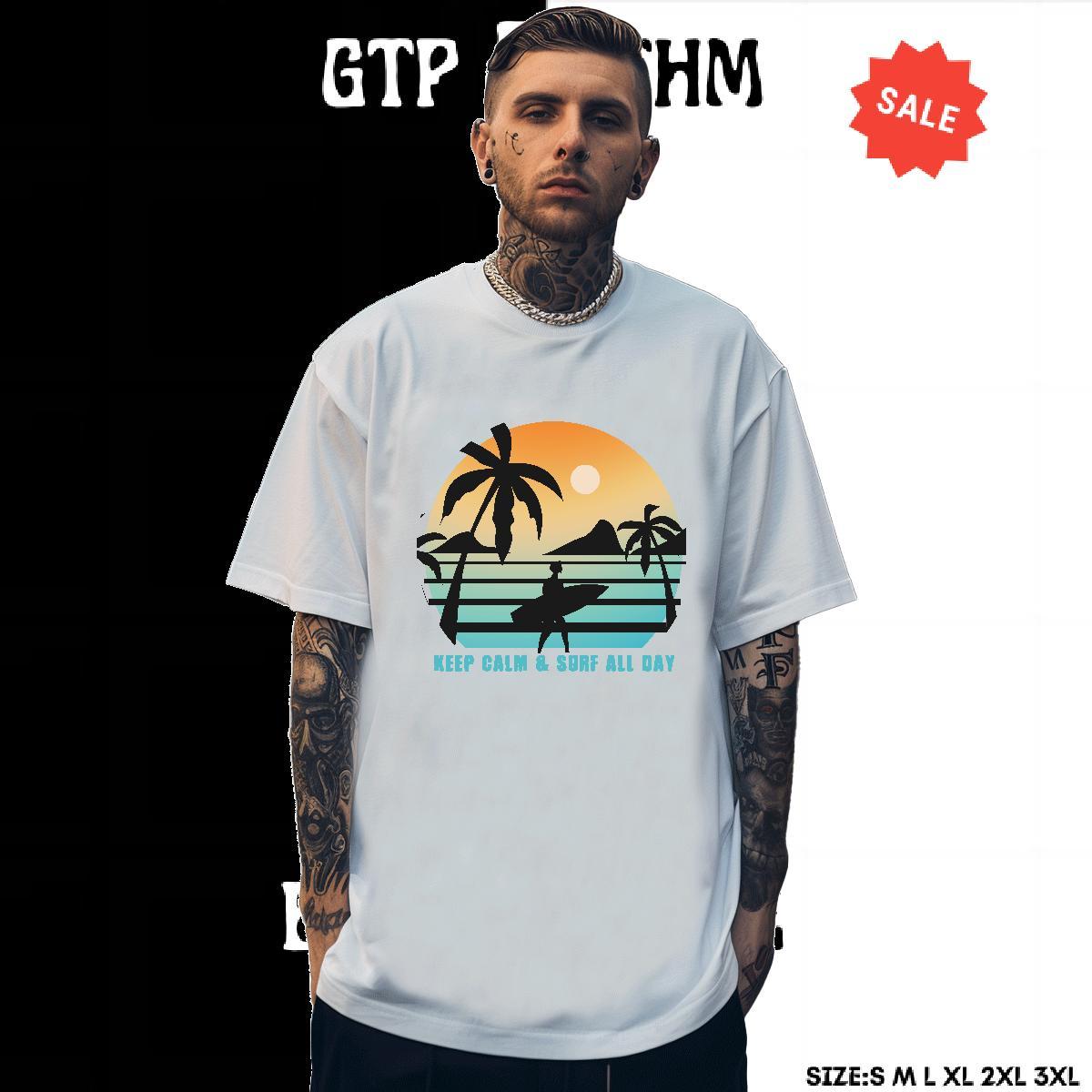 Free Shipping Tshirts Street Casual 230g 100% Cotton White Plus Size Short Sleeve Soft beach T-Shirts for Men Classic Polos
