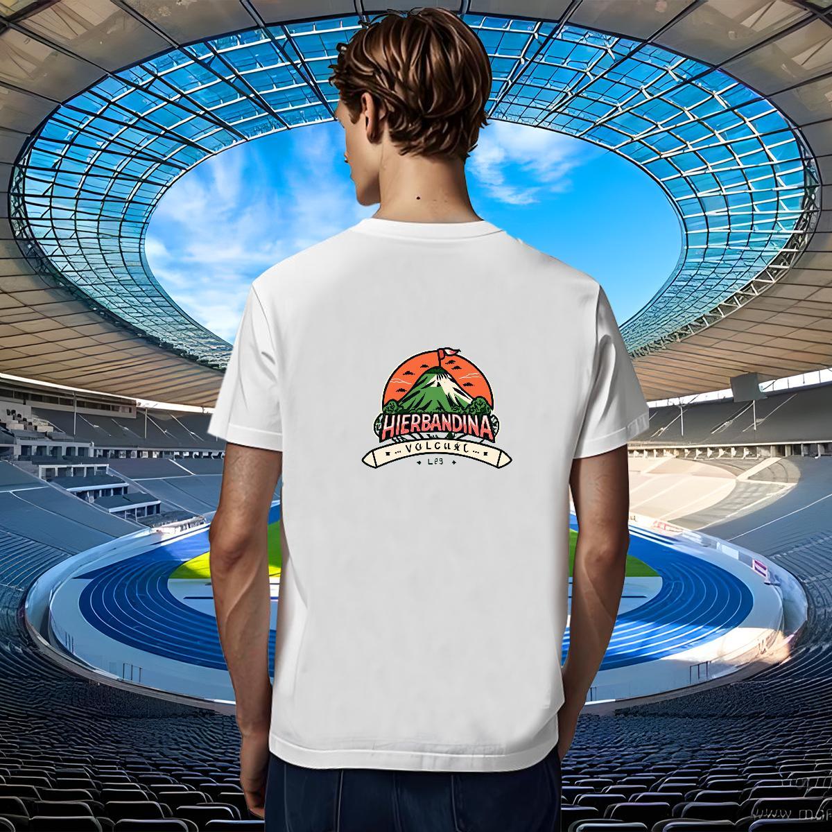 Cool Tshirt for Man Woman Daily Wear 230g Pure Cotton White Plus Size O Neck Short Sleeves mountains T shirt Designer Fashion Clothings