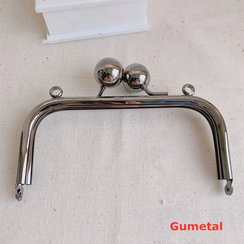 16cm metal wallet frame large ball lock bag hook screw free chain bag DIY parts handmade bag hardware accessories high-quality 240821