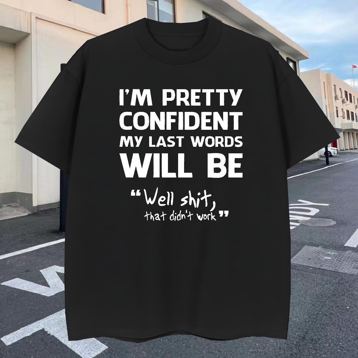 Cool Design Men Tops Tees Street wear Hip Hop 100% Cotton 230g DIY Printed Breathable letter T-Shirts for Men 2024 DIY Tshirts