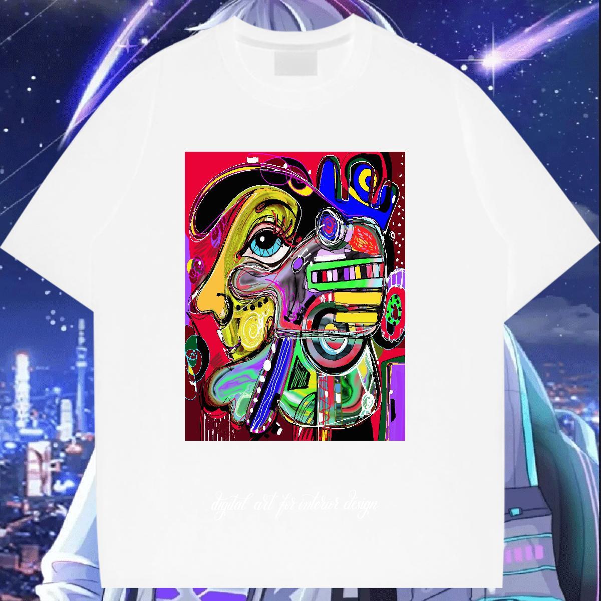 TOP Quality T Shirts Women Crew Neck Breathable 230g Pure Cotton Unisex Tshirts Anime Oversized ET Hip Hop Soft Tops
