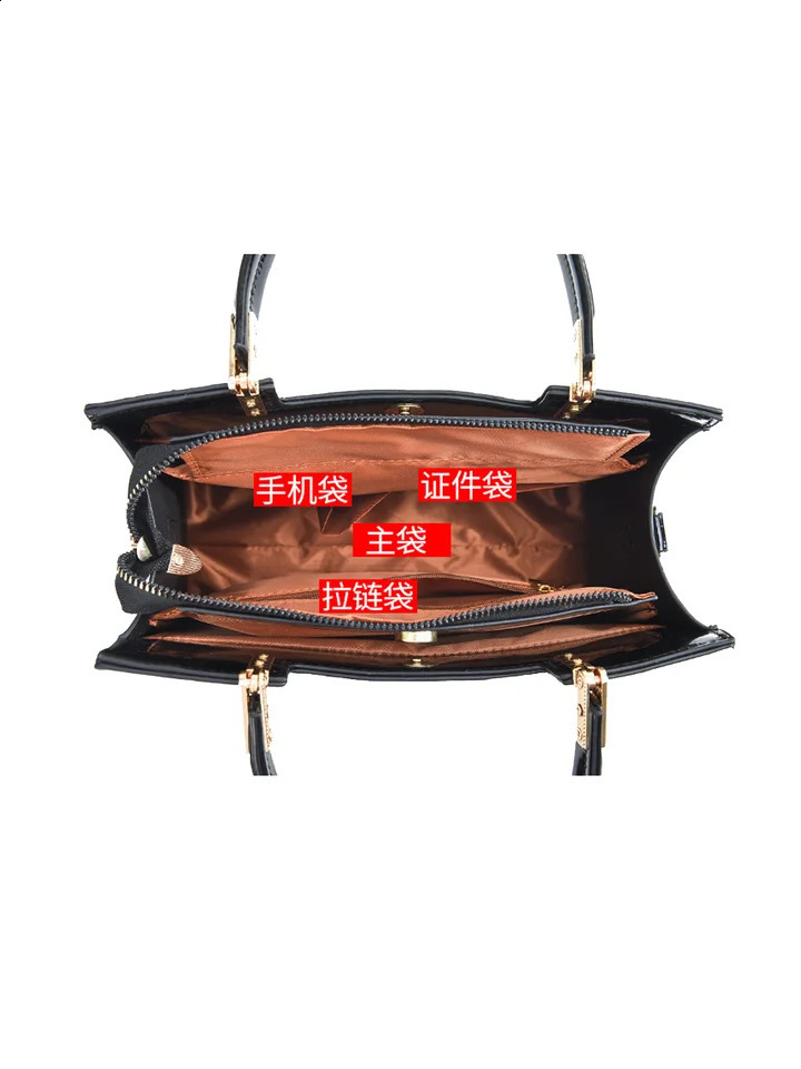 Tote 2024 fashion tote bag women one shoulder crossbody alligator pattern woman 240821