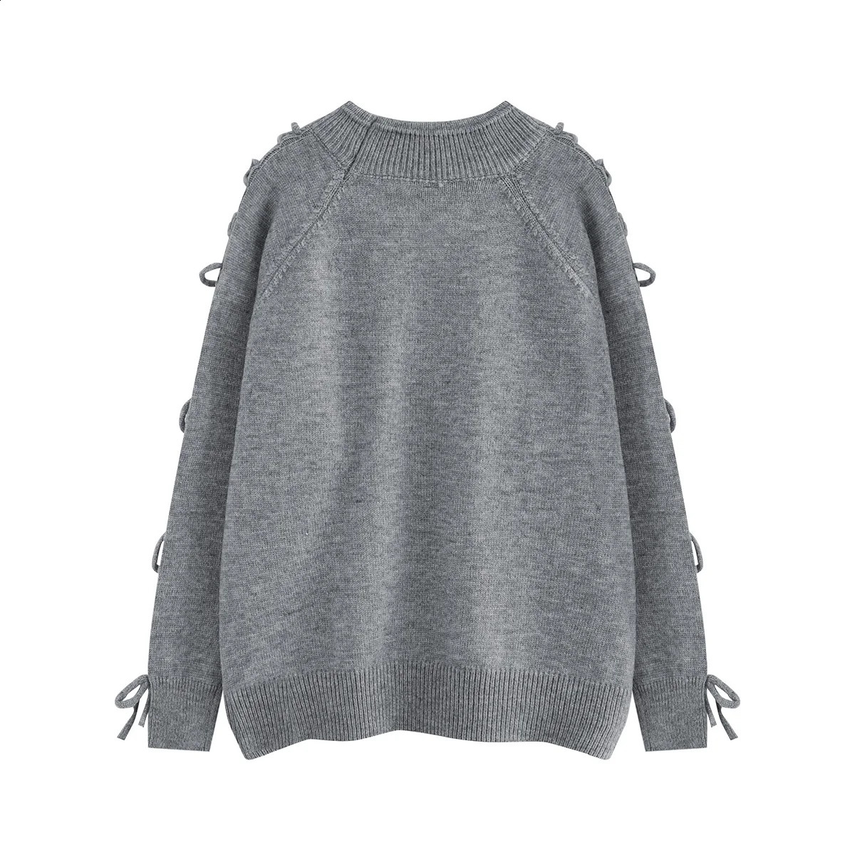 Pullover Knitted Sweaters for Men High Street Twist Jacquard Weave Women Crew Neck Casual Baggy Autumn Clothes Oversized 240821