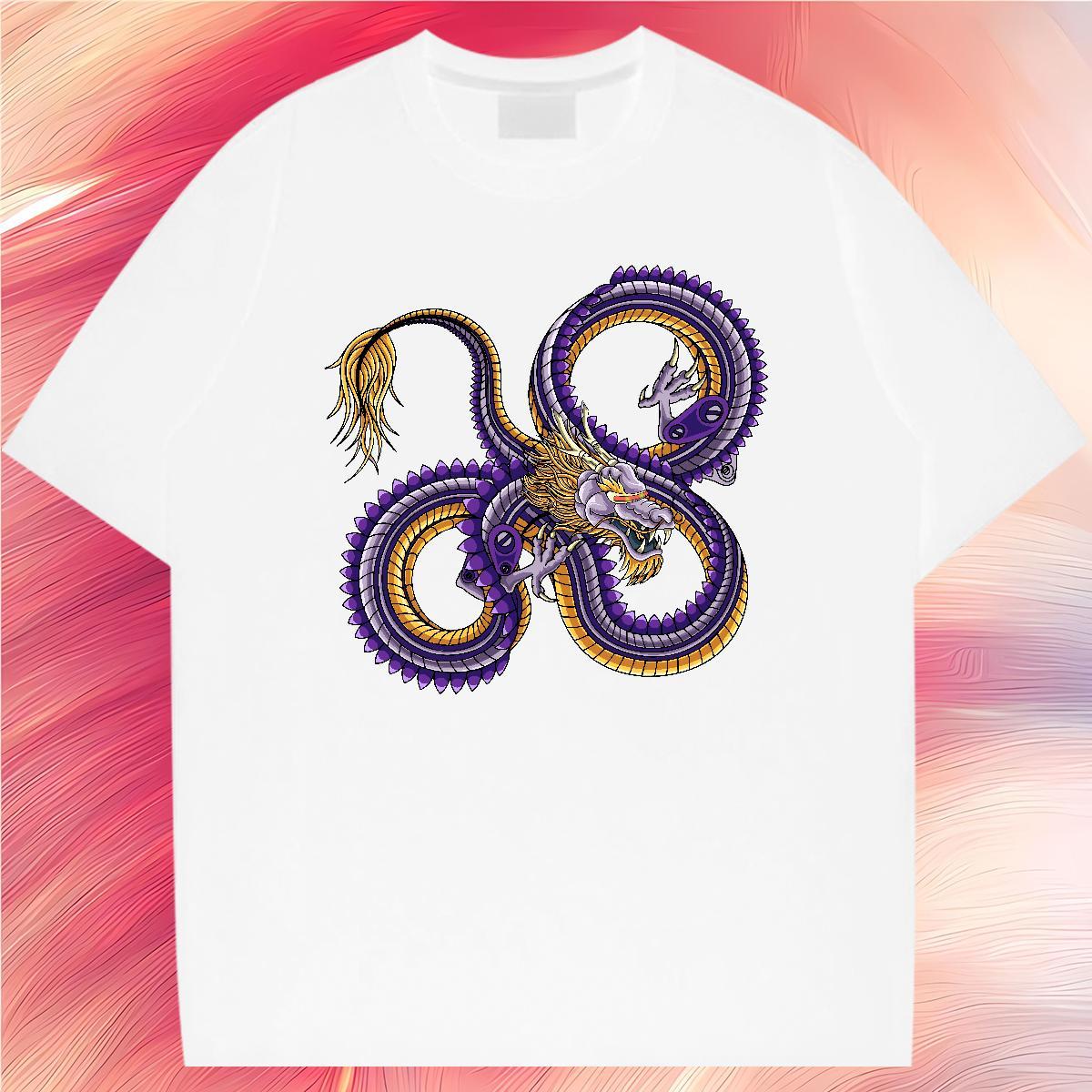 Loose Fit ferocity T-Shirts Outdoor Tshirts 230g 100% Cotton Stylist Breathable Crew Neck Cartoon Print Tops Tees