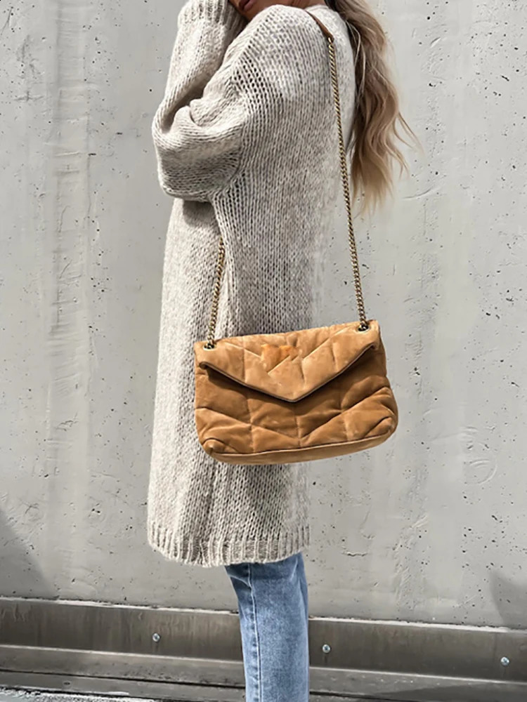Vneck long sleeved patched work sweater womens solid loose coat for autumn and winter casual elegant Maxi cardigan 240821