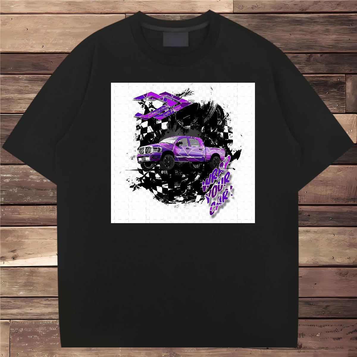 Soft car T-Shirts for Men Casual Daily Wear Men Clothes T-Shirt 230g Pure Cotton Factory Direct Breathable Short Sleeve Custom Anime Tops Shirt
