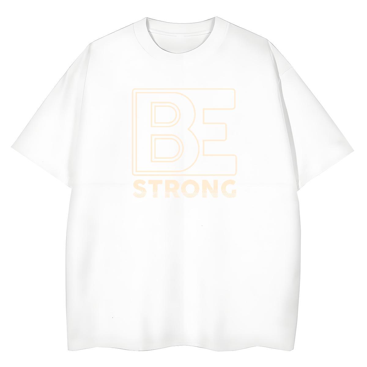 Loose Unisex Tshirts 100% Cotton 230g letter Spring Summer Womens T Shirts Crew Neck Breathable Anime Oversized Tees