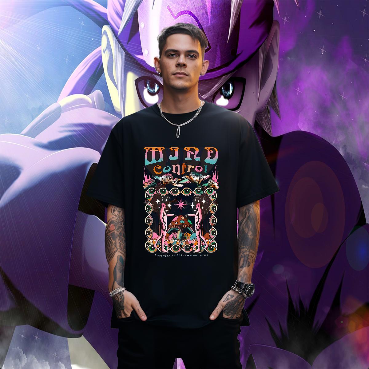 Soft Men Tops Tees Street 230g Pure Cotton DIY Printed Breathable Short Sleeve eyes Mens T Shirts 2024 DIY Tops Shirt