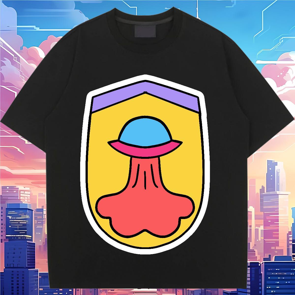 Fashion T-Shirts for Women Breathable Soft 230g 100% Cotton Unisex Tshirts DIY Printed ET Street Casual Comfortable Top Tees