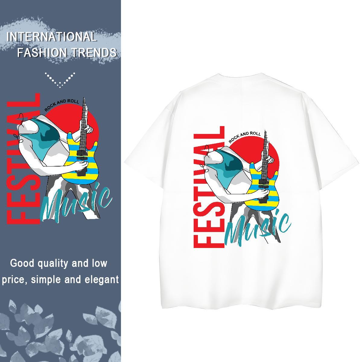 Custom T-Shirts 230g 100% Cotton Short sleeve Soft Street Casual person Lady T shirt Designer Nice Oversized L-4XL Wear