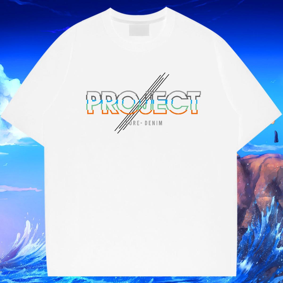 Designer Tshirt for Man Woman Summer Casual 230g Cotton Anime Print Short Sleeve O-Neck letter T-Shirts New Designer Tee Shirt