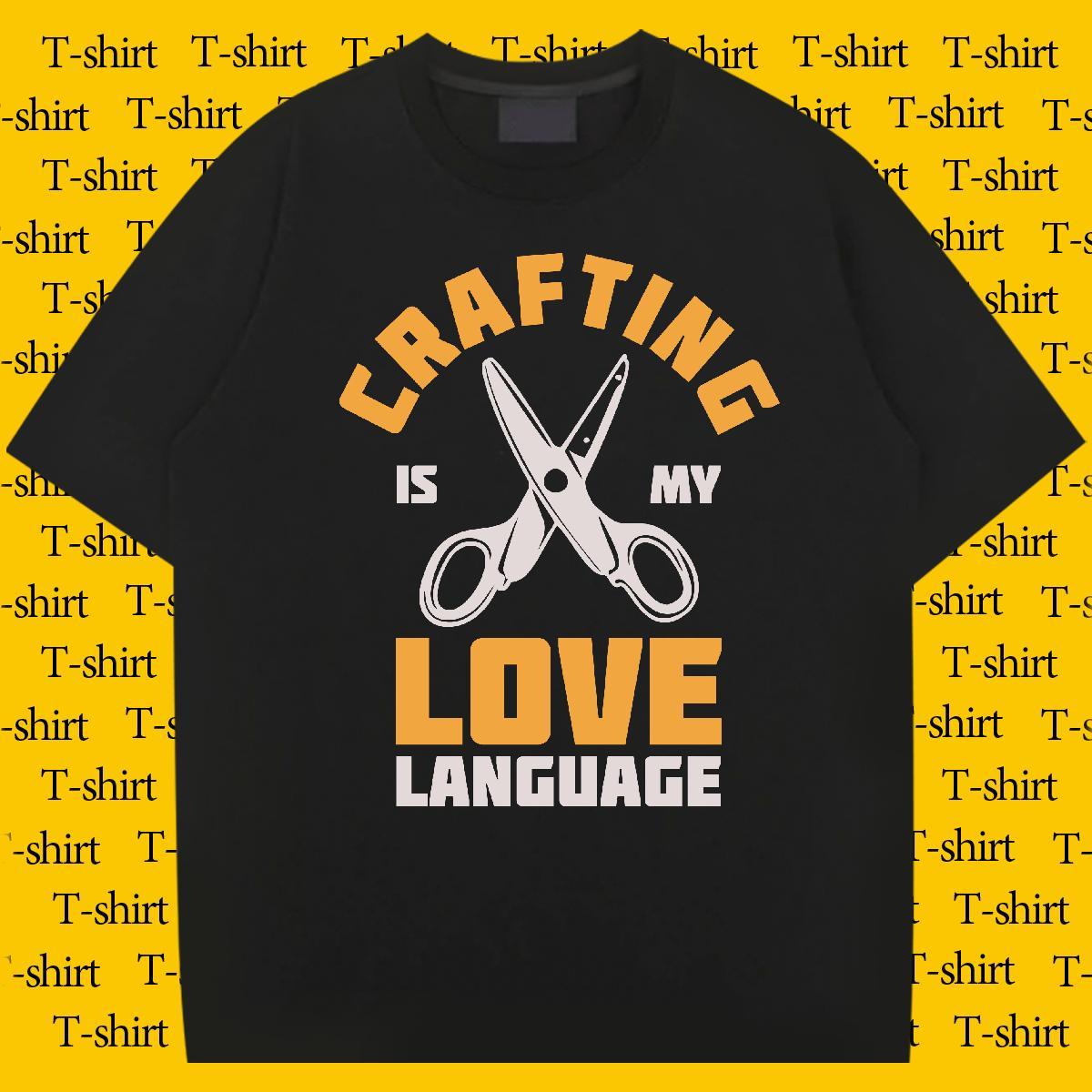 TOP Quality scissors T-Shirts Daily Outfit Men Clothes T-Shirt 230g Pure Cotton 2024 New Breathable Crew Neck Graphic Polos