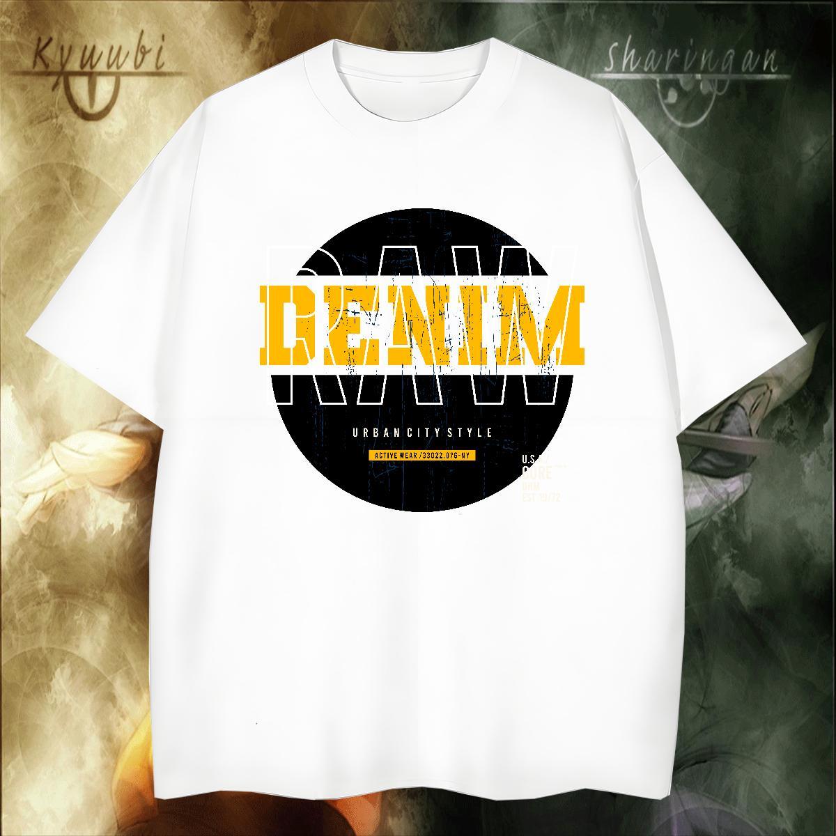 Classic letter T-Shirts Sport Men Tops Tees 100% Cotton 230g Designer Breathable Crew Neck Oversized 4XL Wear