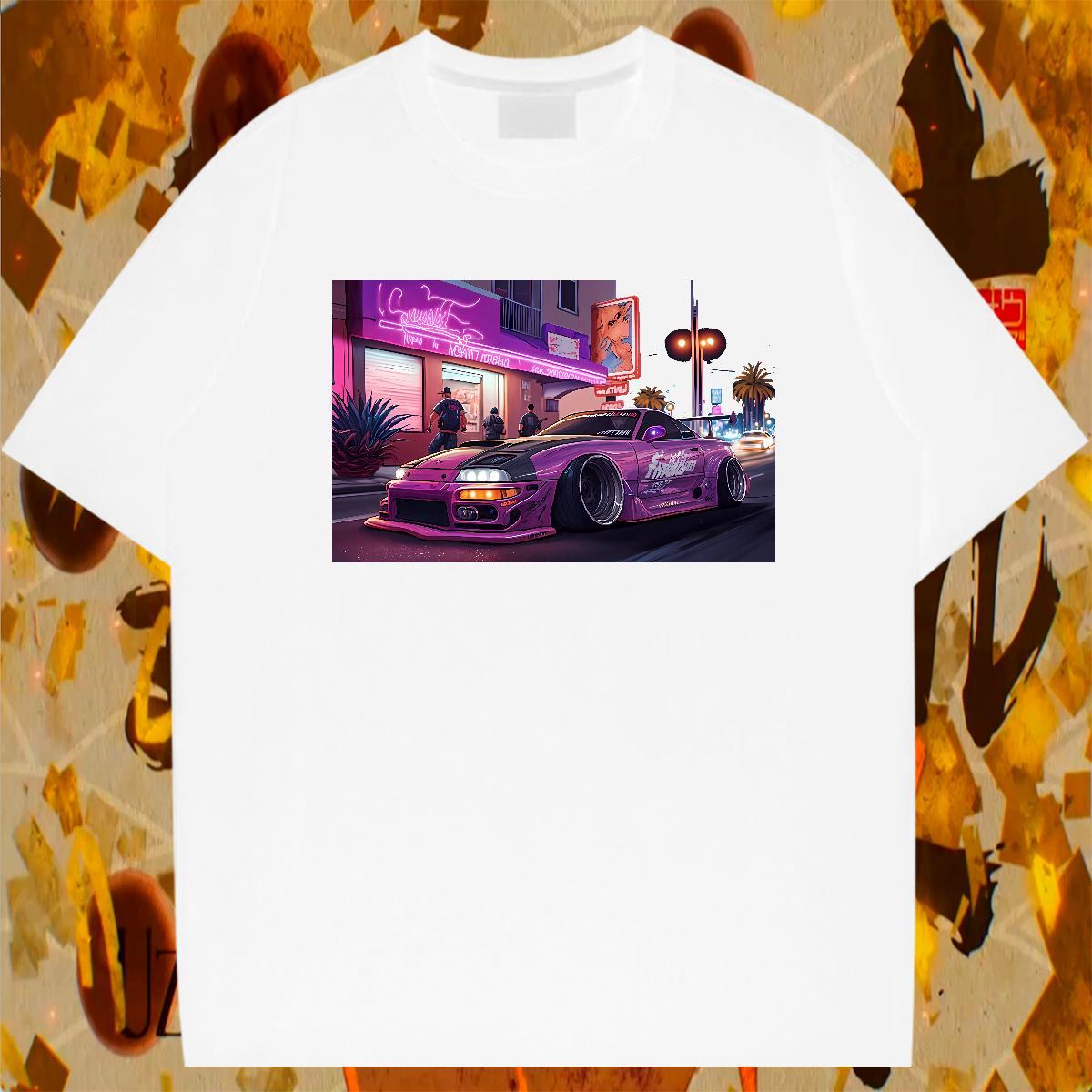 Popular Men Clothes T-Shirt Spring Summer 230g 100% Cotton Oversized 4XL Crew Neck beach T-Shirts for Men Fashion New Tees Shirts