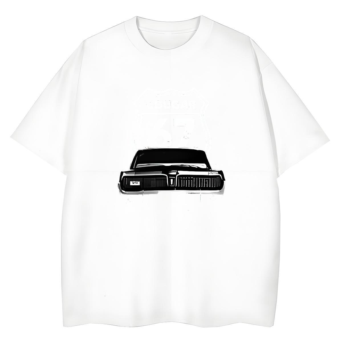 Classic T Shirts Women 230g Pure Cotton Round Neck Short Sleeve Beach car Woman Tshirt Female Customized Clothes Shirt