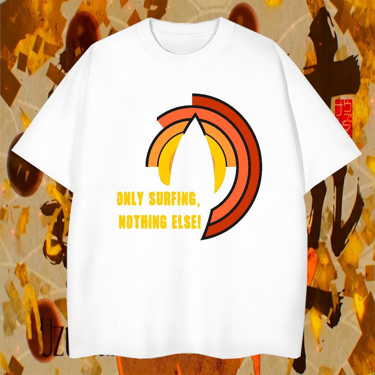 Soft Mens Tshirts Hip Hop Street 230g Cotton Oversized 3XL 4XL Breathable wave T Shirts Men Fashion Designer Clothes