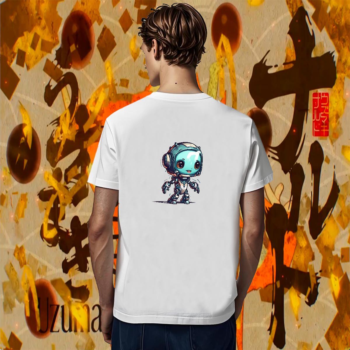 Unisex Men Tops Tees Casual 230g 100% Cotton DIY Logo Oversized Round Neck Short Sleeve ET T Shirts Men Wholesale Top Tees