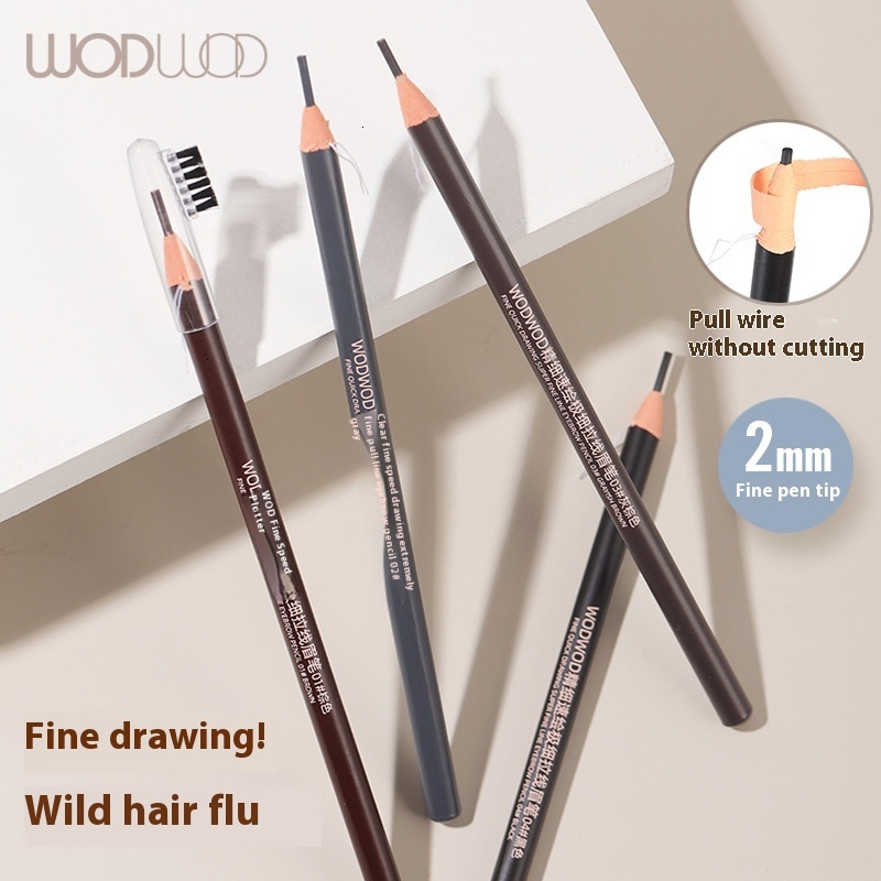 WODWOD Precision Brow Pen - Durable, Resistant, and Easy Application Eyebrow Tool with Brush Head