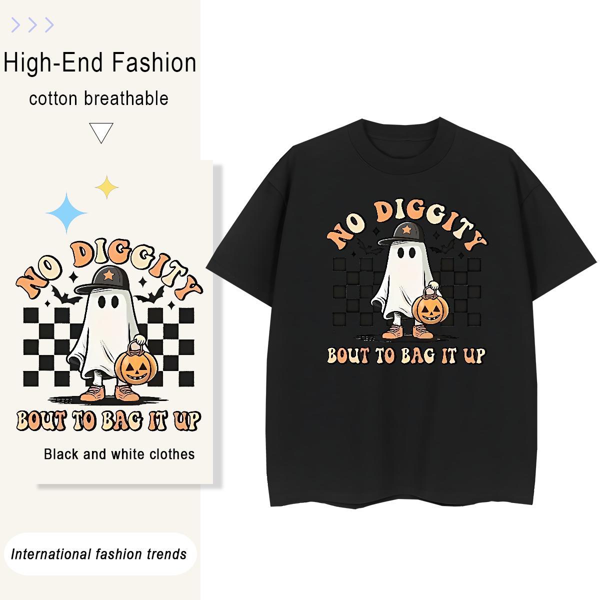 Popular Women Tshirts 230g Pure Cotton pumpkin Hip Hop Street Women T Shirts Breathable Short Sleeve White Plus Size Polos