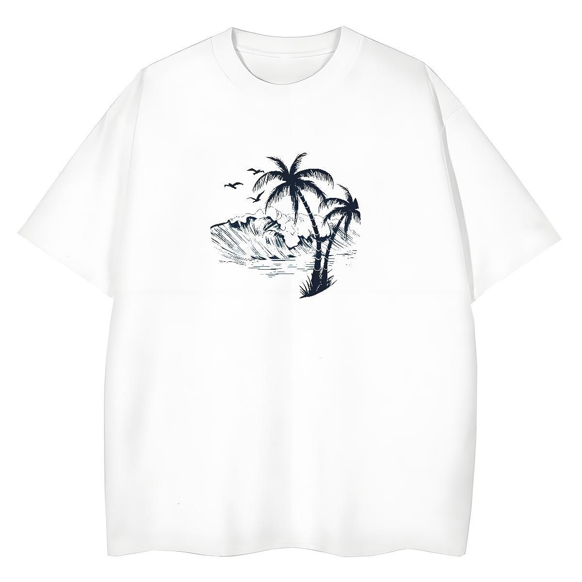 Fashion Casual Woman T Shirts Breathable Crew Neck 230g Cotton Couples T Shirts Custom Print Plus Size sun Casual Sport Soft Clothings