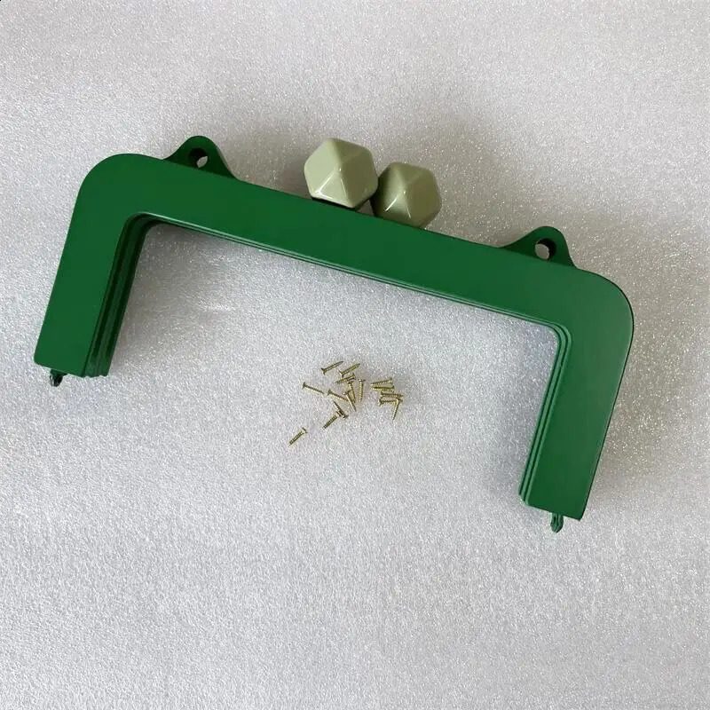 22.5cm fashionable wooden wallet frame DIY wooden handbag frame with screws Obag accessories bag hanger handmade womens clutch green 240821