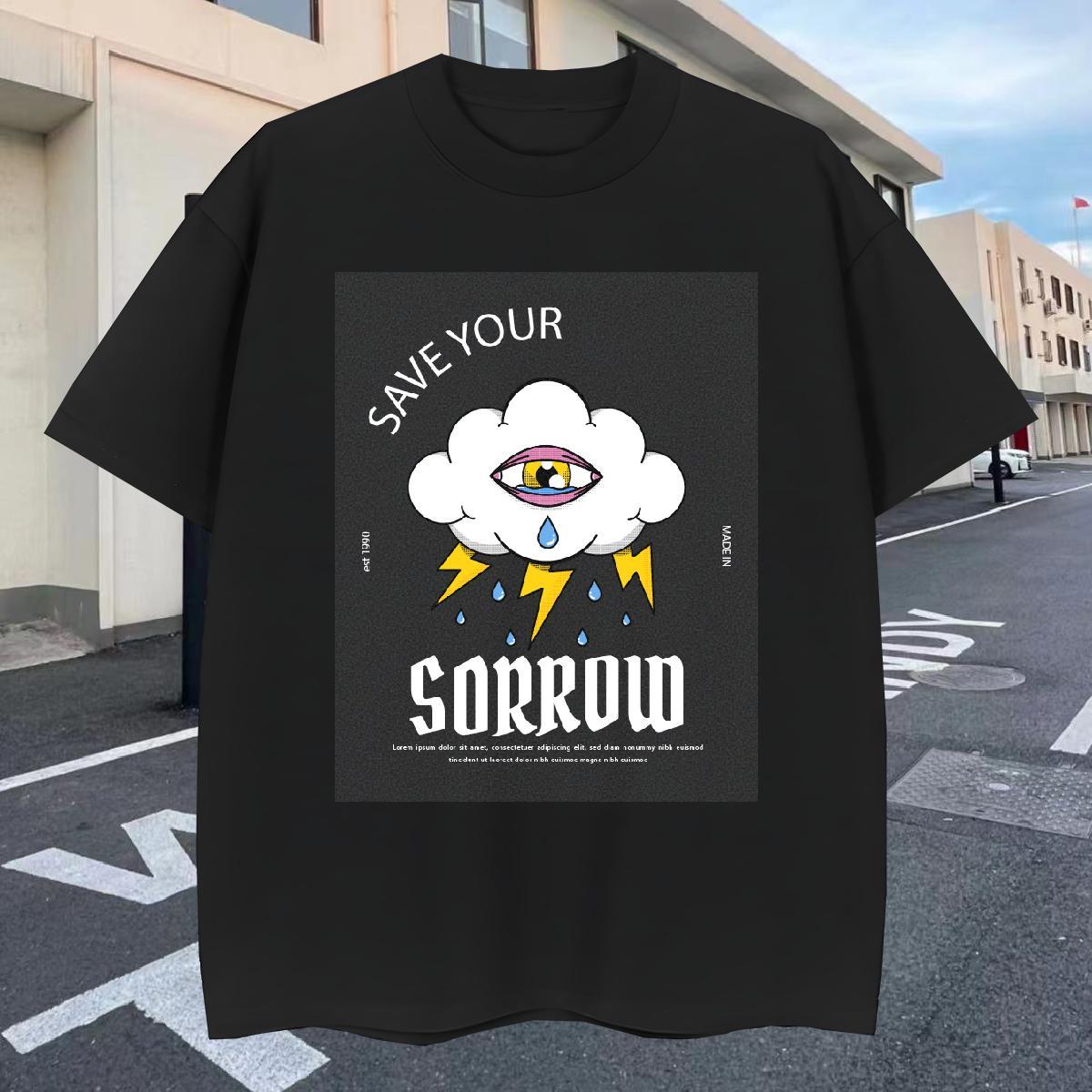 Designer Men Tees Sports Casual 230g 100% Cotton Plus Size Custom Short Sleeve O-Neck watching Mens T Shirts 2024 DIY Clothes