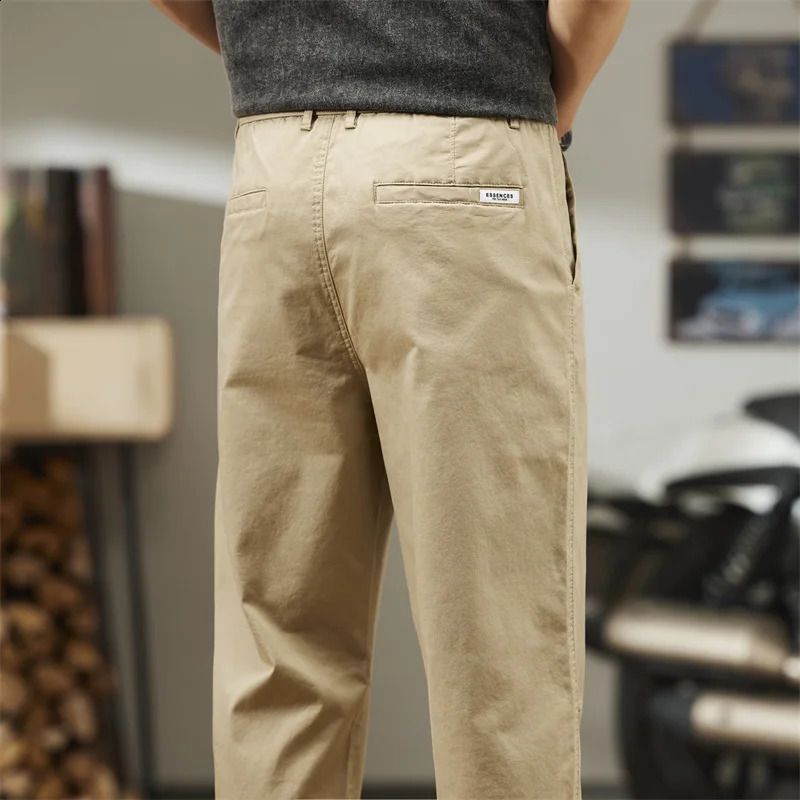 Mens clothing spring and summer casual loose straight goods mens outdoor wrapped tool pants Hombre 240821